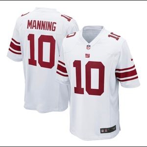 New York Giants Eli Manning Nike White Game Jersey
